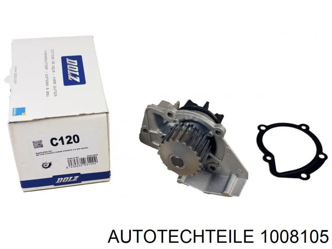 Купити 1008105 Autotechteile Скло дзеркала заднього виду, правого