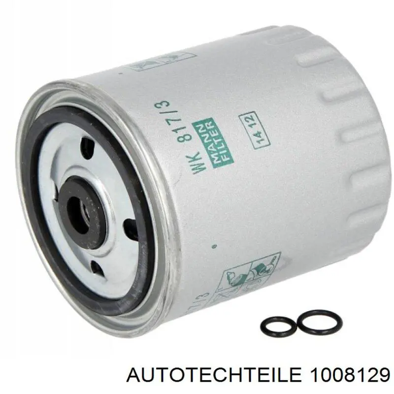 1008129 Autotechteile Дзеркало заднього виду, ліве