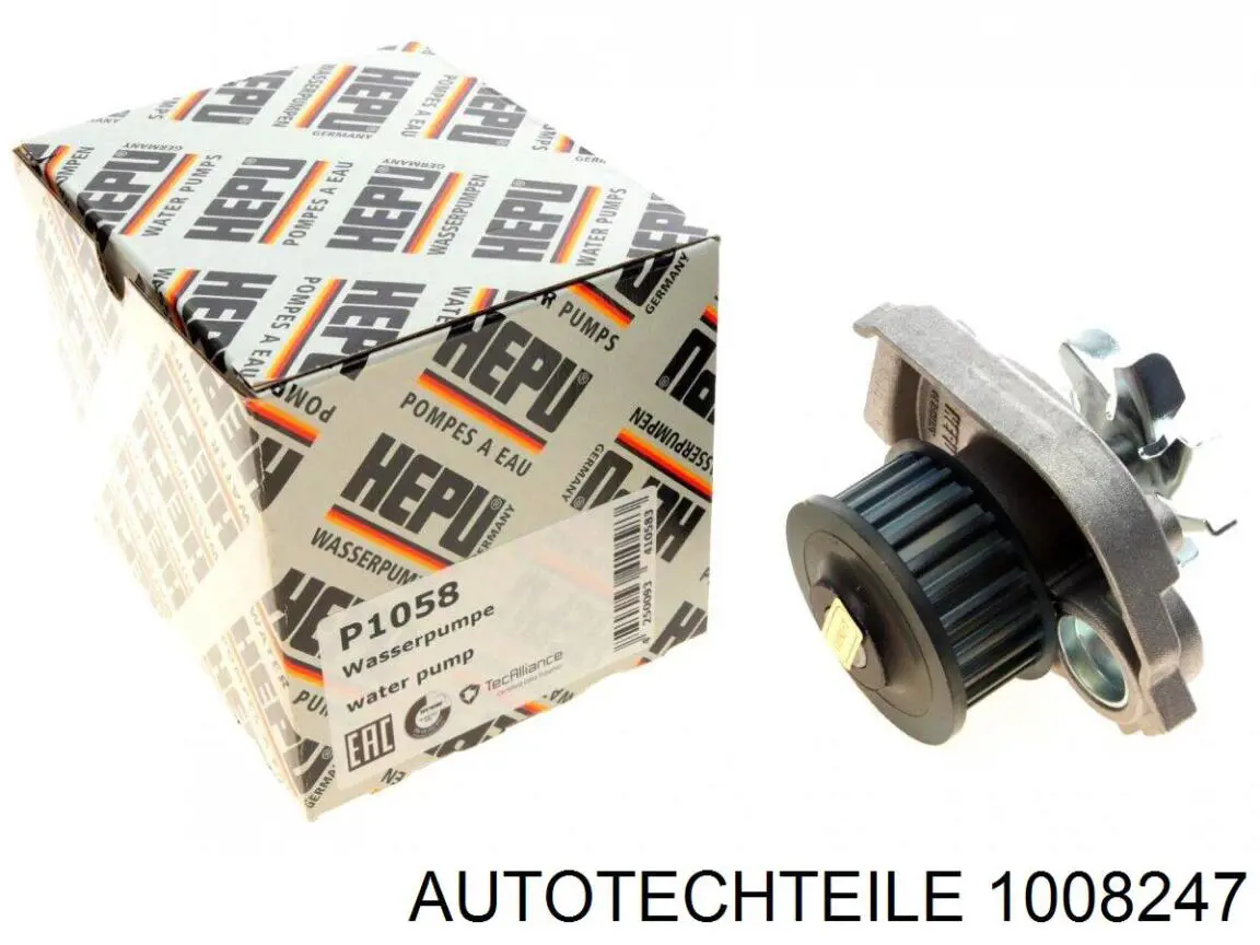 Ліхтар підсвічування заднього номерного знака 1008247 Autotechteile