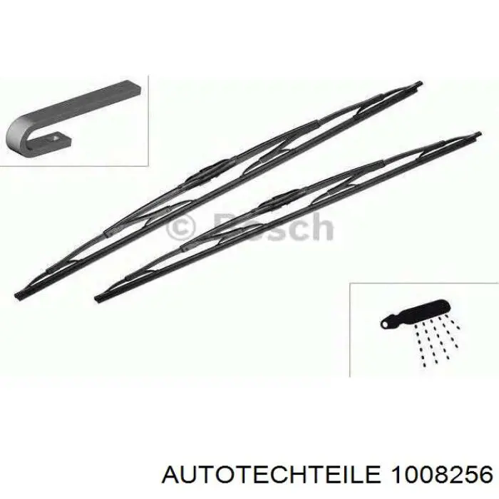1008256 Autotechteile Щітка склоочисника лобового скла, пасажирська