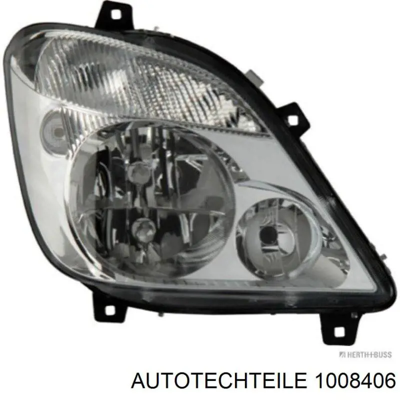 1008406 Autotechteile Фара дальнього світла в зборі