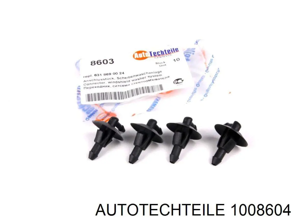 Форсунка омивача лобового скла Autotechteile 1008604