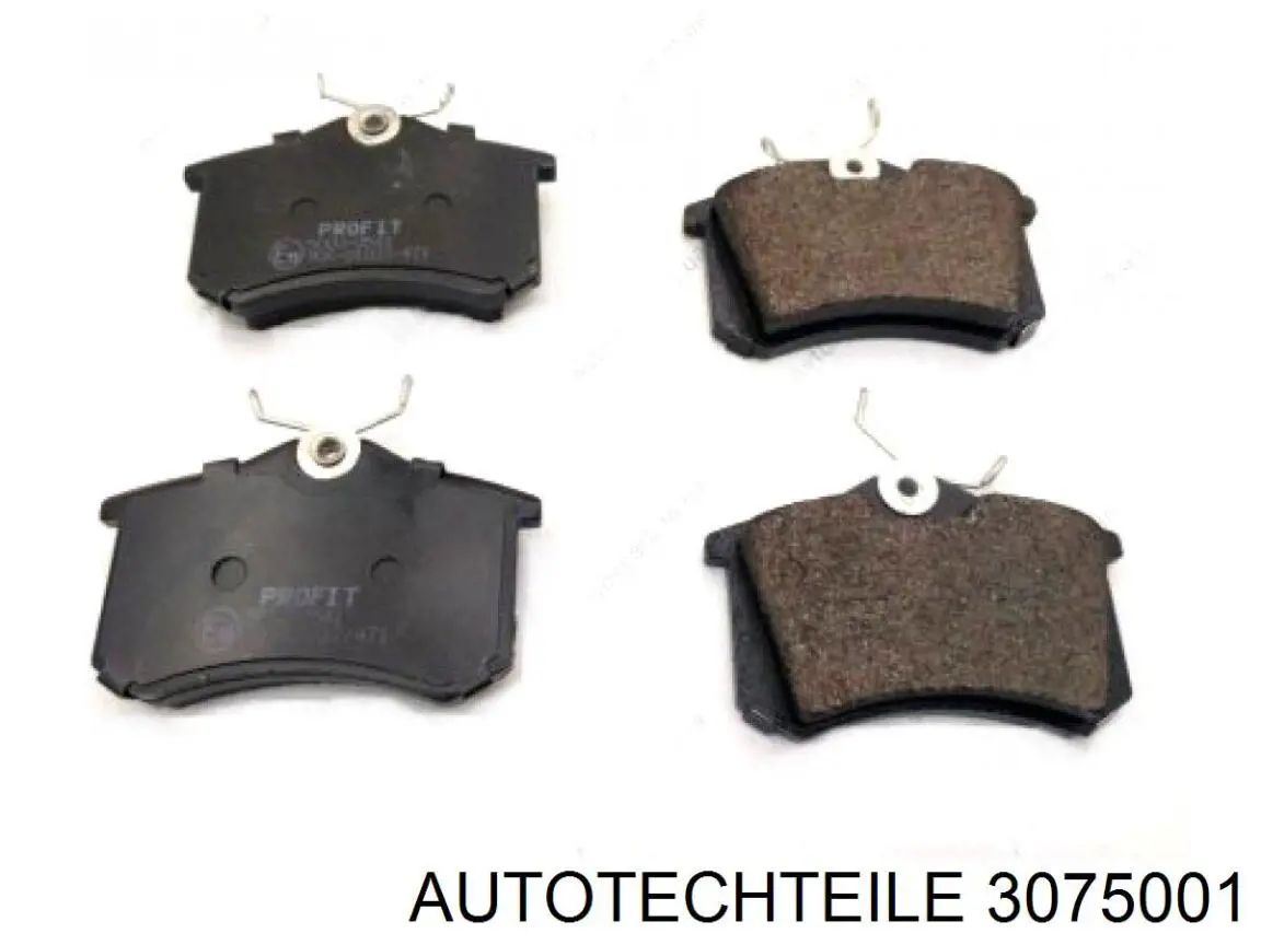 075001 Autotechteile Бризковики задні, комплект