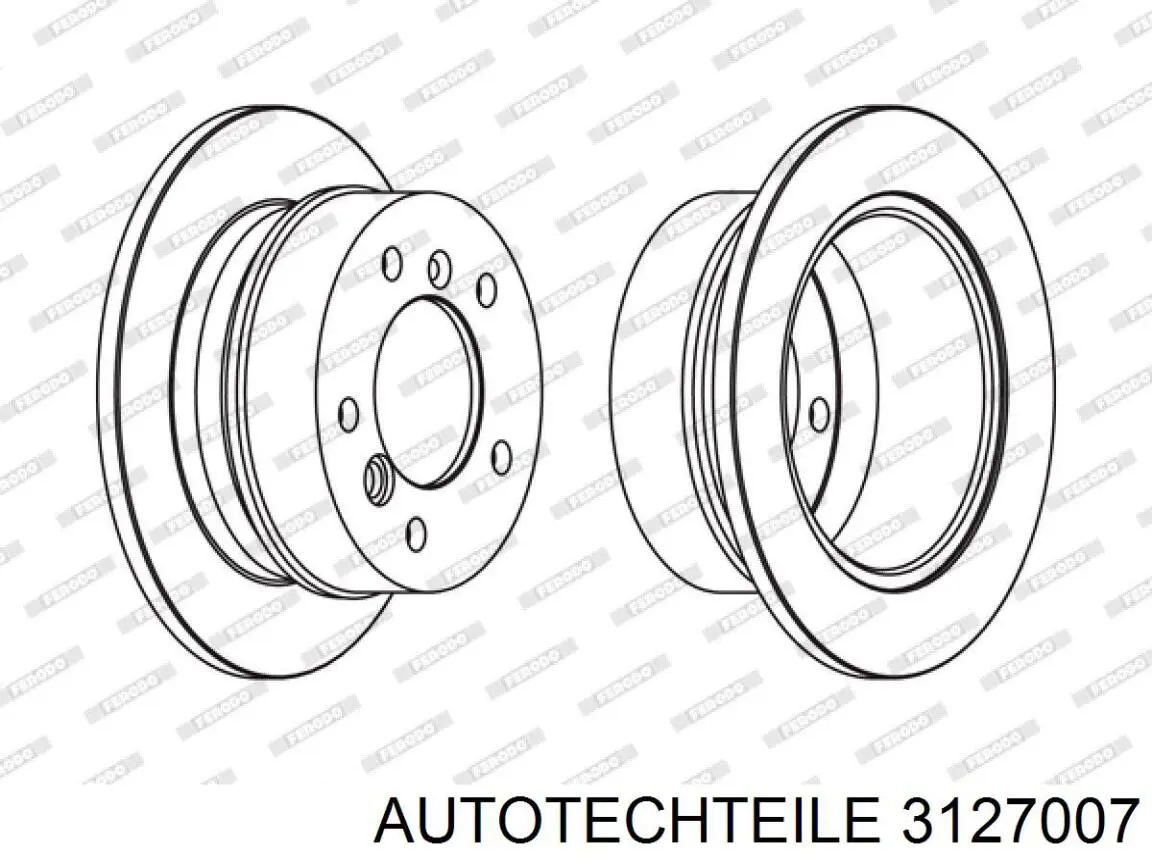 3127007 Autotechteile Фільтр палива