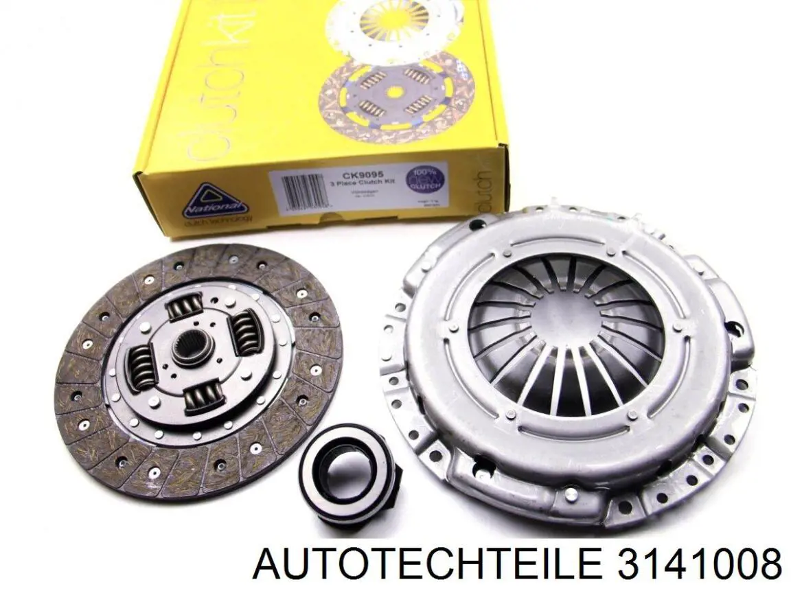 Комплект зчеплення (3 частини) Autotechteile 3141008 ціна, від 52.99 USD