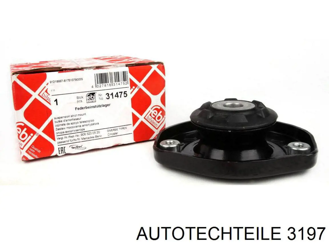 3197 Autotechteile Сайлентблок ресори передньої