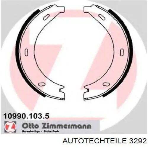 3292 Autotechteile Хомут кріплення втулки стабілізатора, заднього