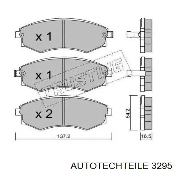 Втулка переднього стабілізатора 3295 Autotechteile