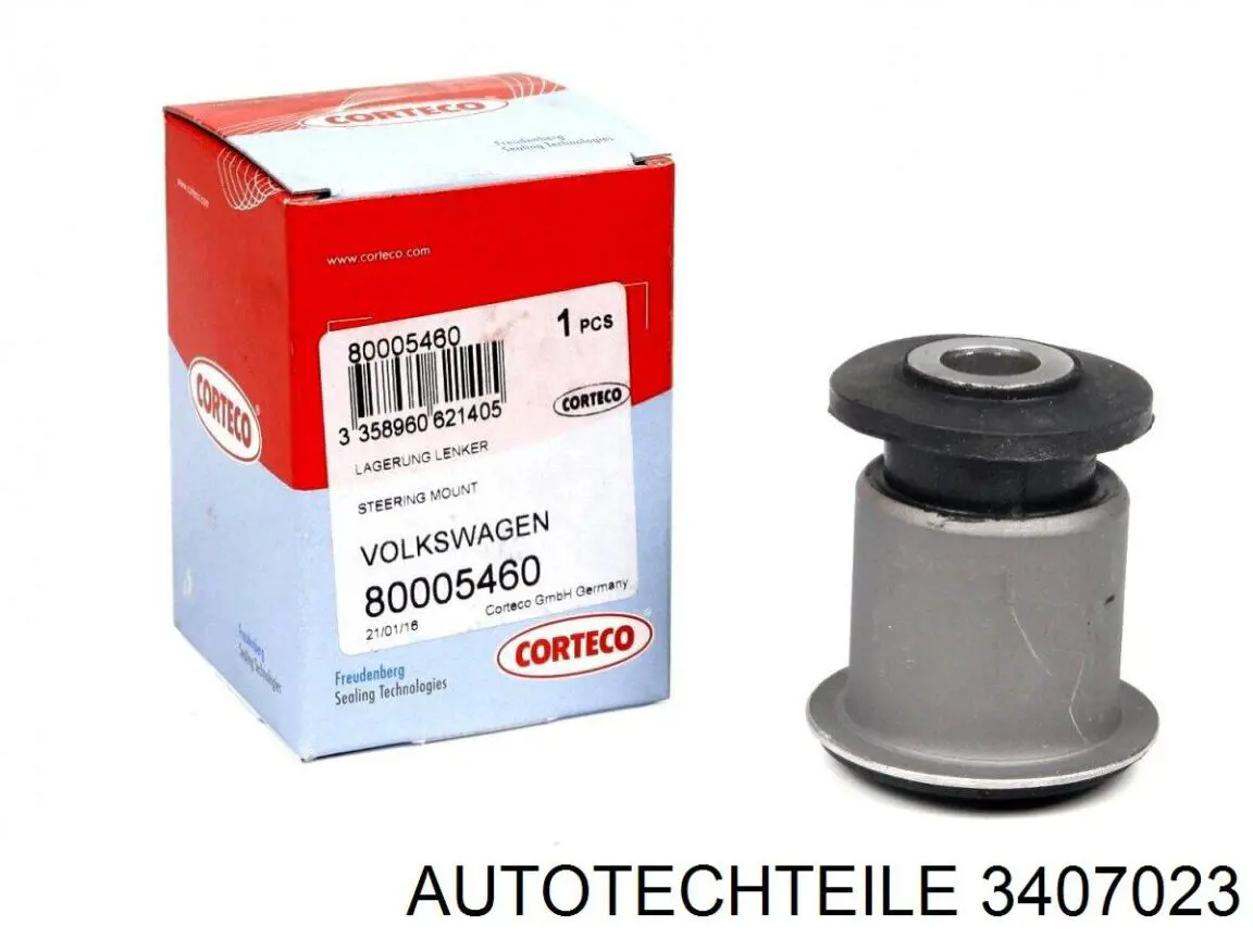 Сайлентблок нижнього важеля передньої підвіски Autotechteile 3407023 ціна, від 6.48 USD