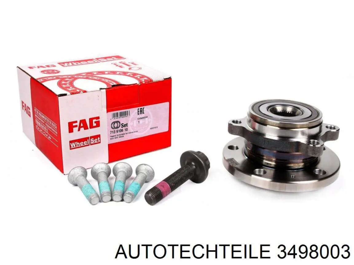 3498003 Autotechteile Маточина (передня)