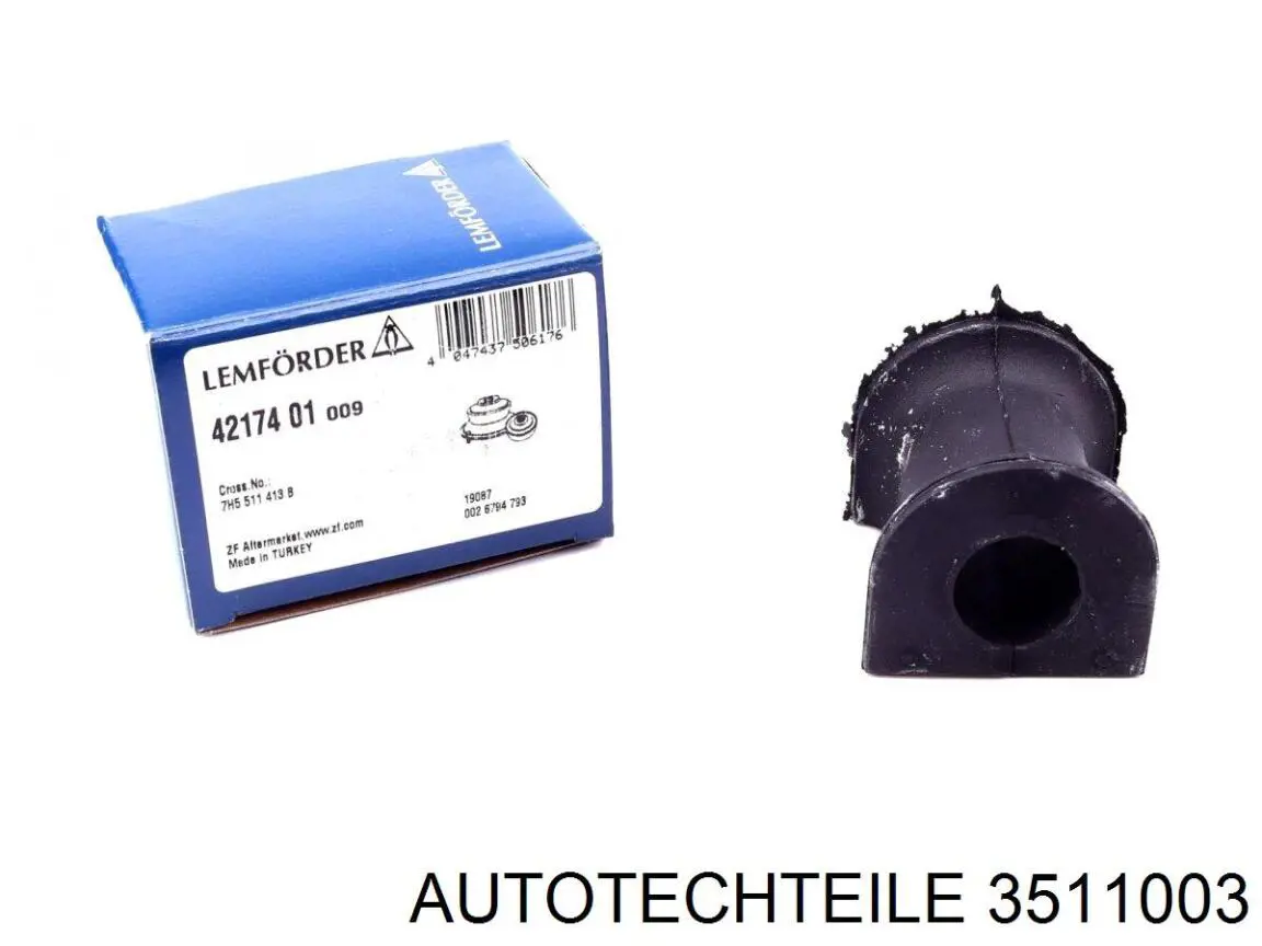 Втулка стабілізатора заднього Autotechteile 3511003 ціна, від 2.31 USD
