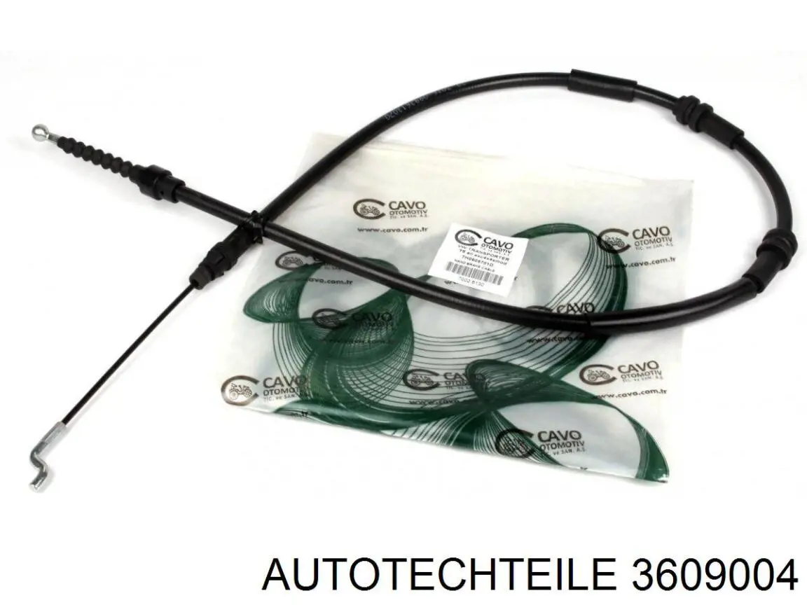 Трос ручного гальма задній, правий/лівий Autotechteile 3609004 ціна, від 8.02 USD