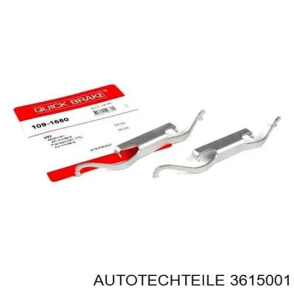 3615001 Autotechteile Пружинна засувка супорту