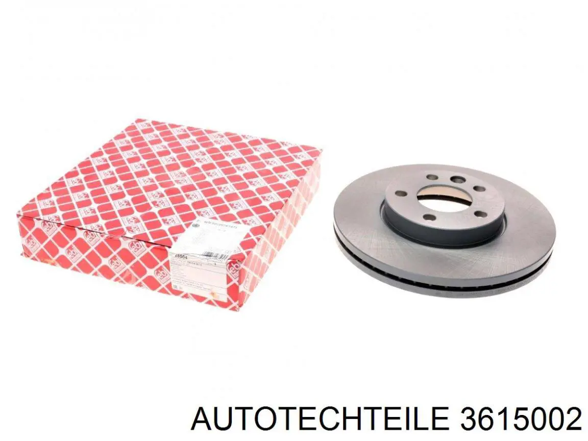 Диск переднього гальма Autotechteile 3615002 ціна, від 62.96 USD