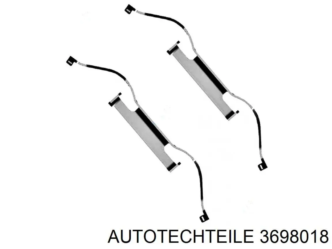 3698018 Autotechteile Ремкомплект гальмівної системи