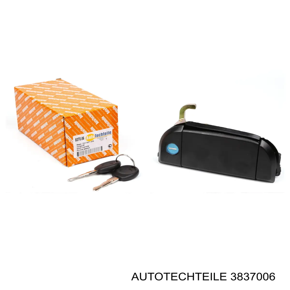 Ручка передньої двері зовнішня права Autotechteile 3837006 ціна, від 16.48 USD