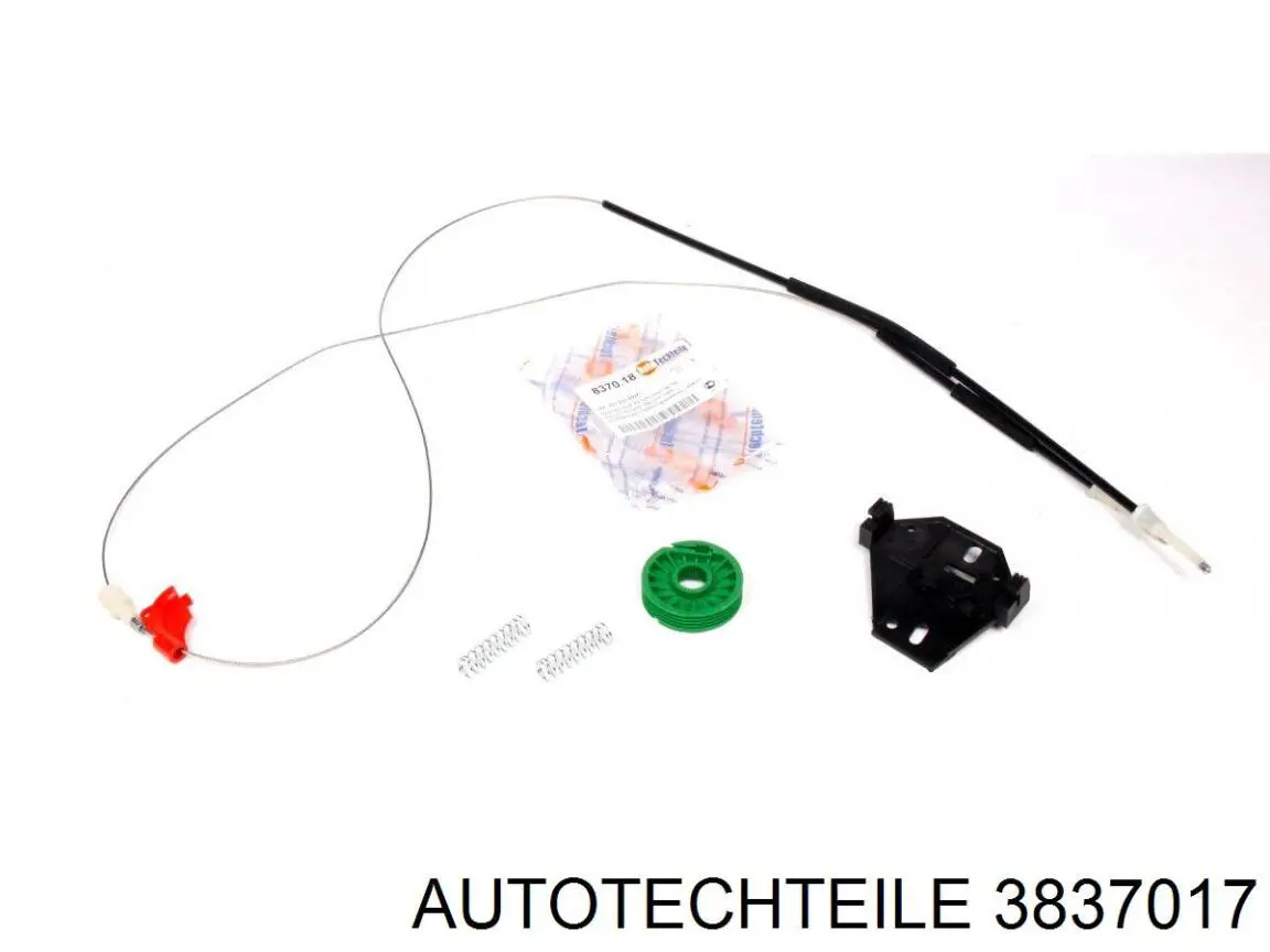 Купити 3837017 Autotechteile Ремкомплект механізму склопідіймача передніх дверей