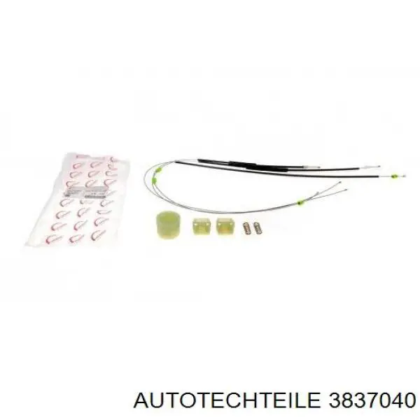 Ремкомплект механізму склопідіймача передніх дверей Autotechteile 3837040 ціна, від 6.65 USD