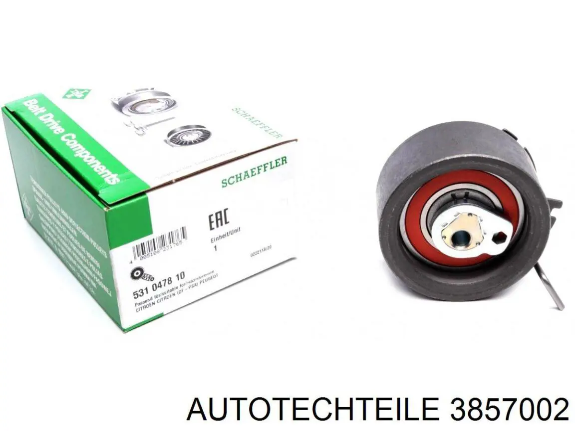 3857002 Autotechteile Дзеркальний елемент правий
