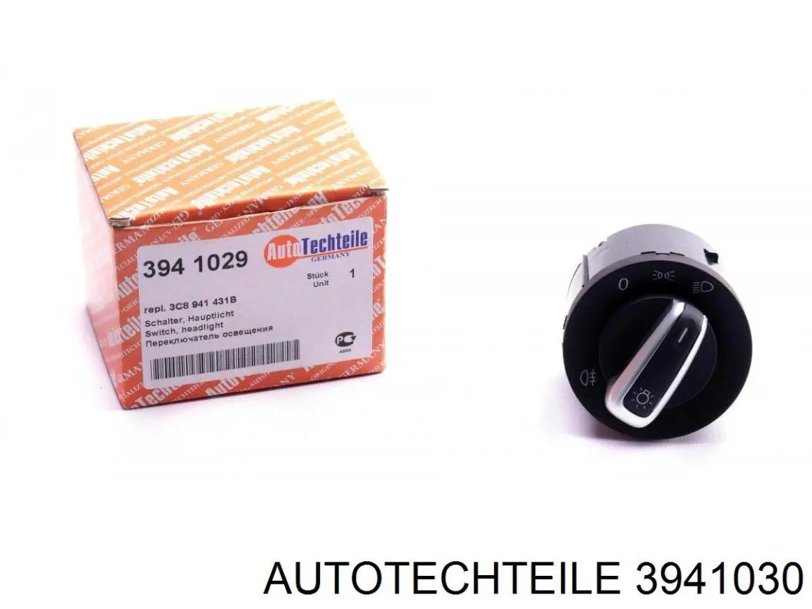 Купити 3941030 Autotechteile Перемикач світла фар, на "торпеді"