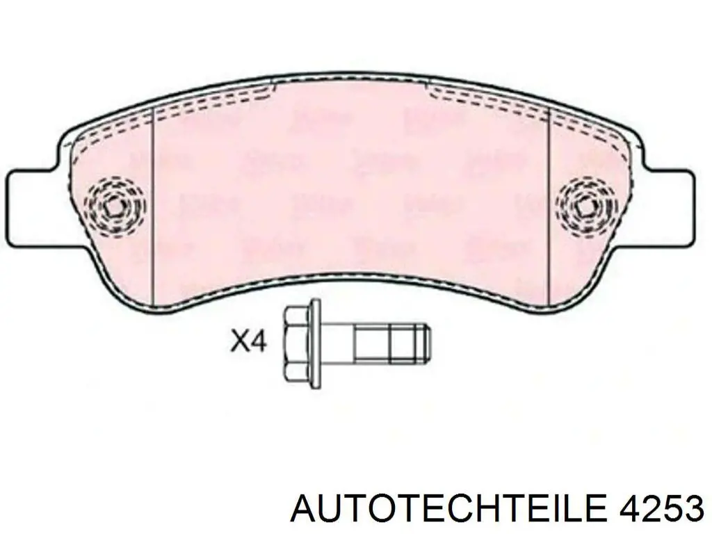 Купити 1004253 Autotechteile Поршень супорту гальмівного, заднього
