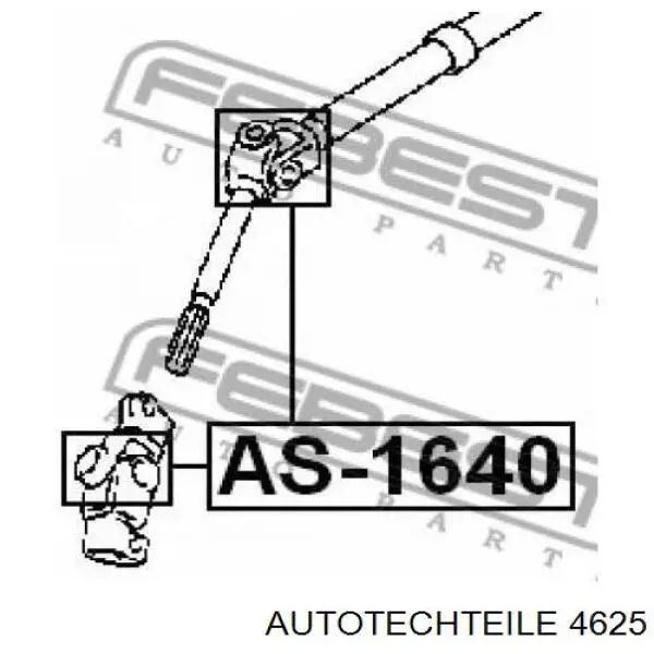 Хрестовина рульового механізму Autotechteile 4625 ціна, від 5.47 USD