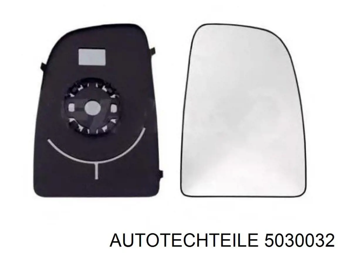 Скло дзеркала заднього виду, правого Autotechteile 5030032 ціна, від 12.07 USD
