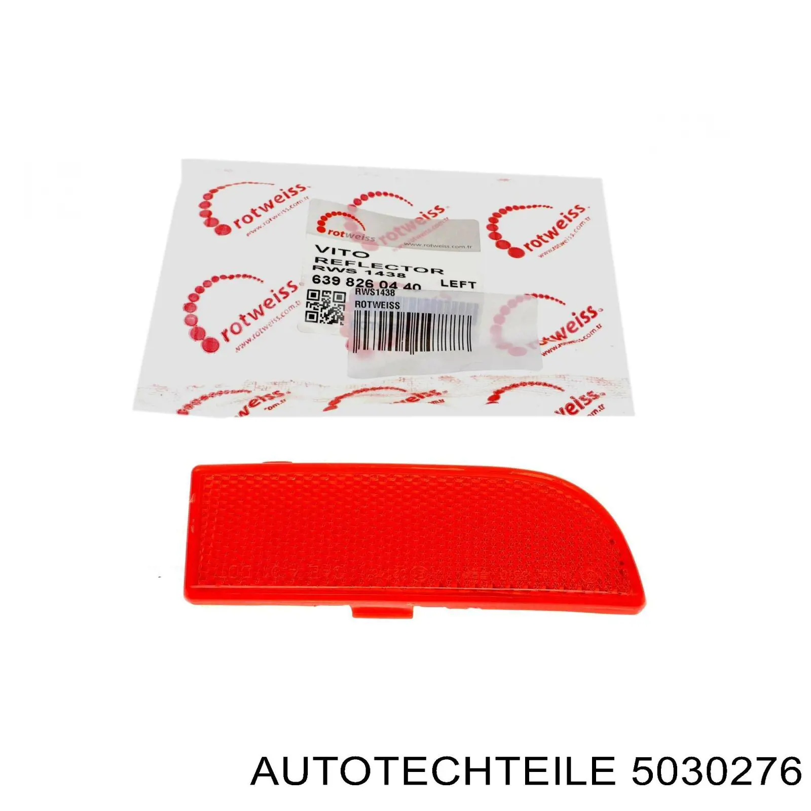 Катафот (відбивач) заднього бампера, правий 5030276 Autotechteile