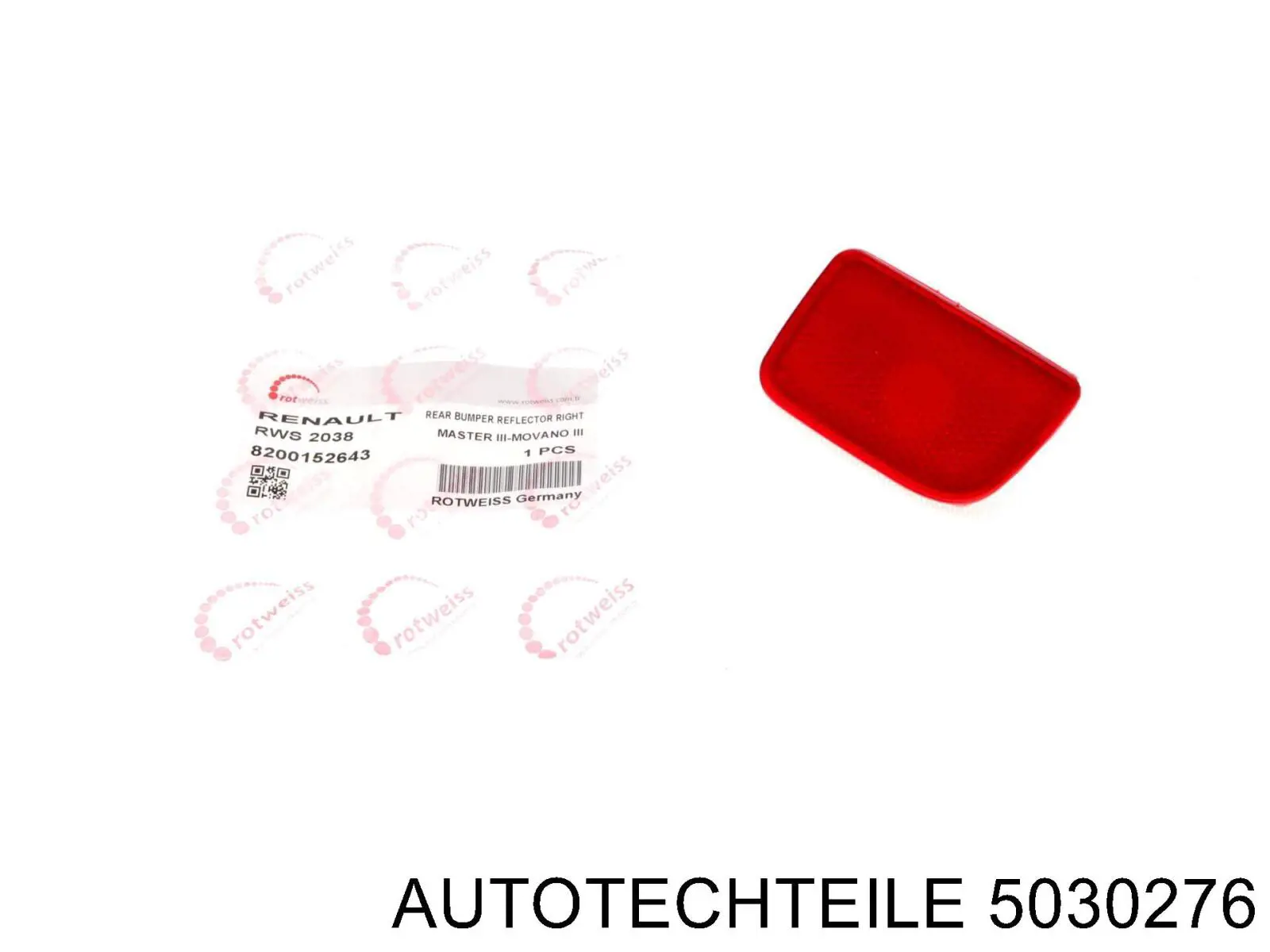 Купити 5030276 Autotechteile Правий катафот бампера
