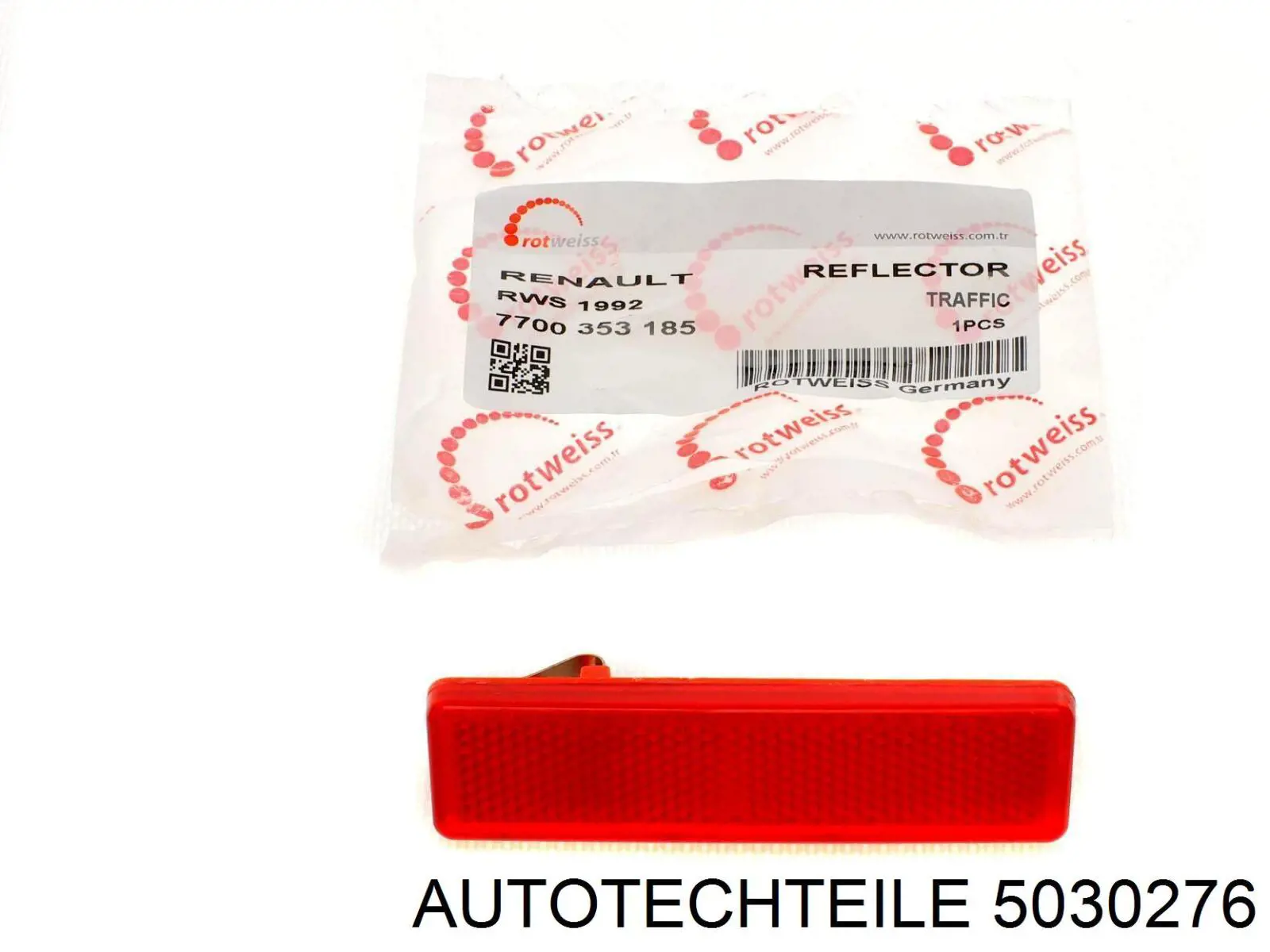 Правий відбивач бампера Autotechteile 5030276 ціна, від 3.50 USD