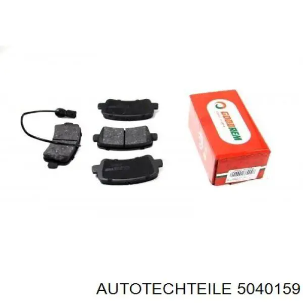 Передні тормозні колодки 5040159 Autotechteile