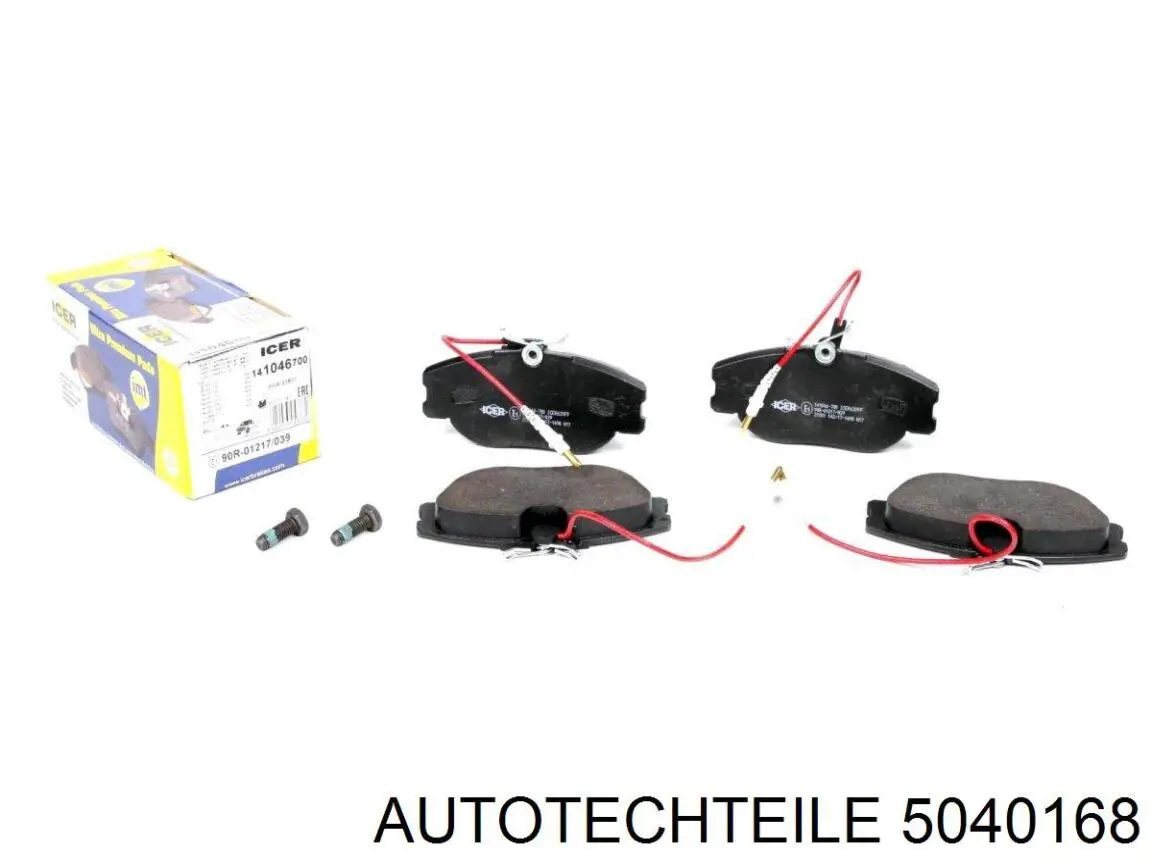 5040168 Autotechteile Передні гальмівні колодки