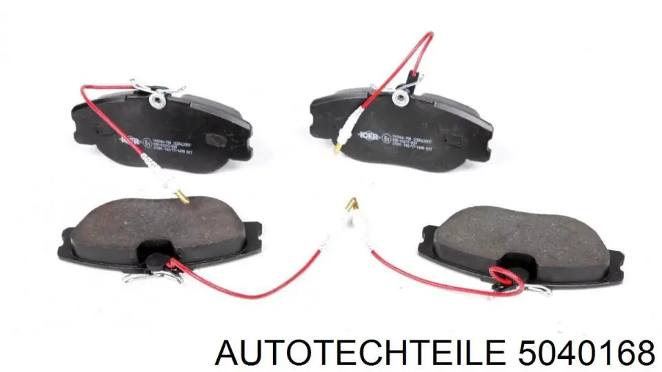 Гальмівні колодки Autotechteile 5040168 ціна, від 16.55 USD