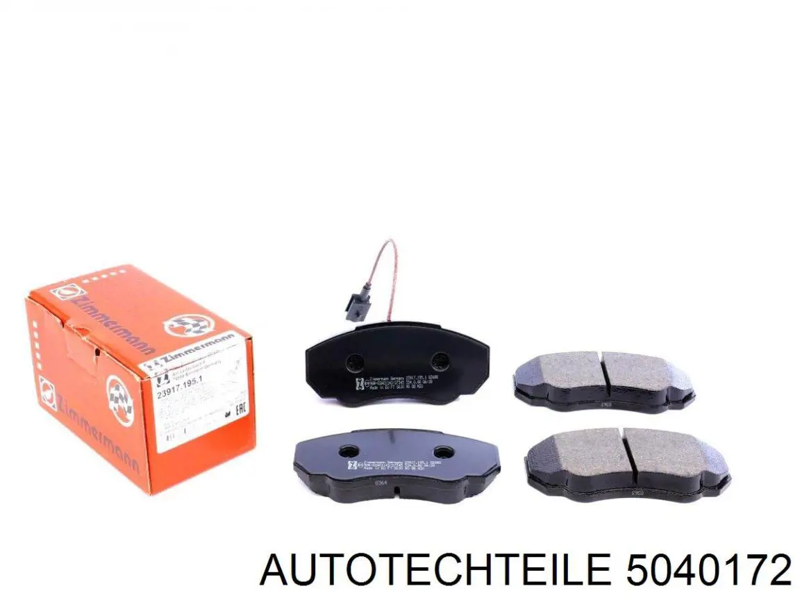 5040172 Autotechteile Передні гальмівні колодки
