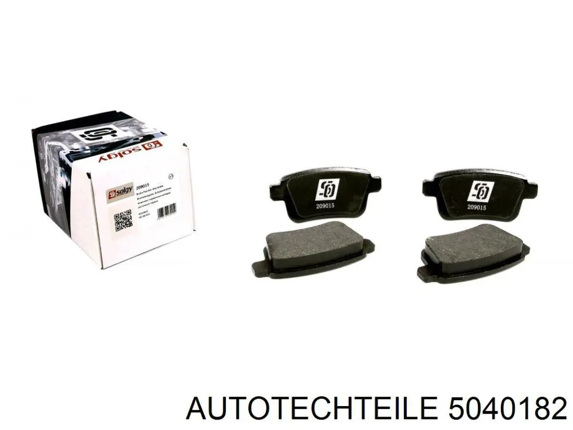 Задні гальмівні колодки 5040182 Autotechteile