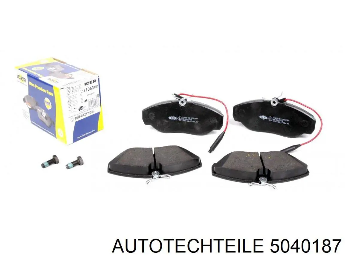 5040187 Autotechteile Передні гальмівні колодки