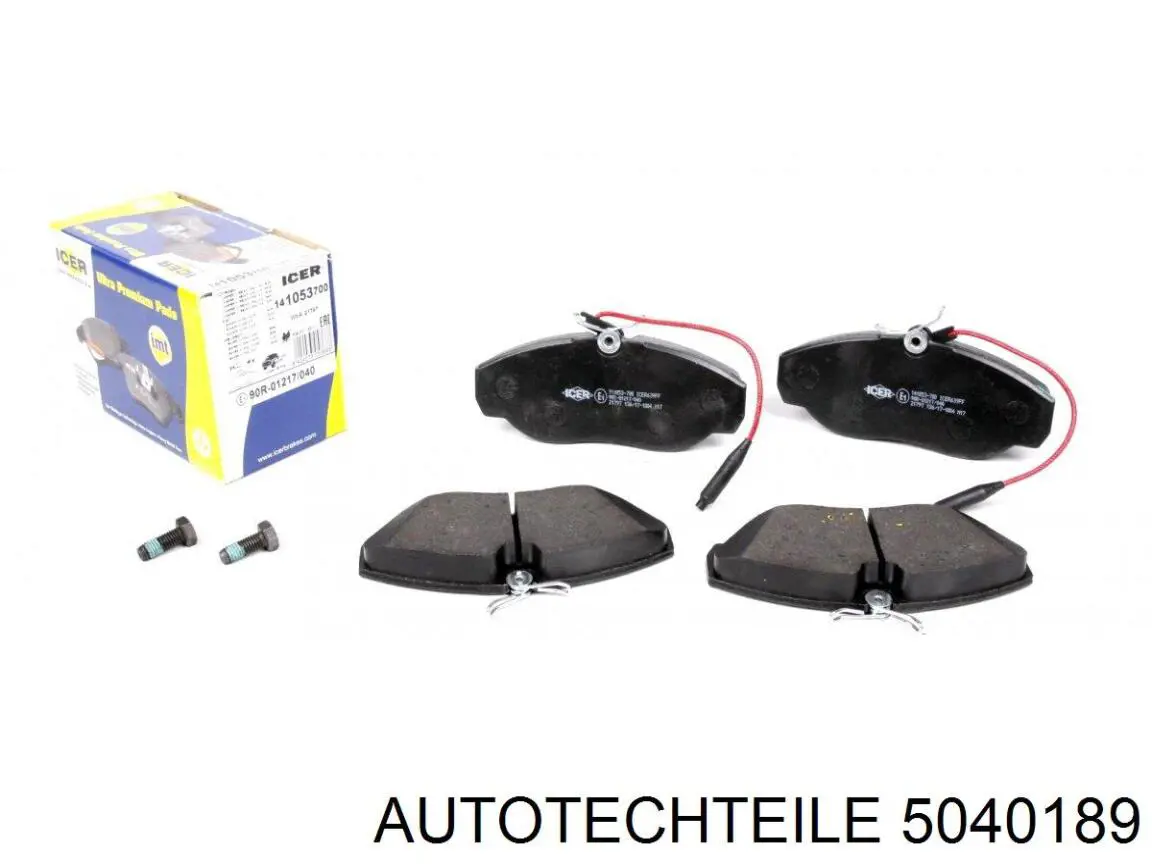 Гальмівні колодки Autotechteile 5040189 ціна, від 17.80 USD