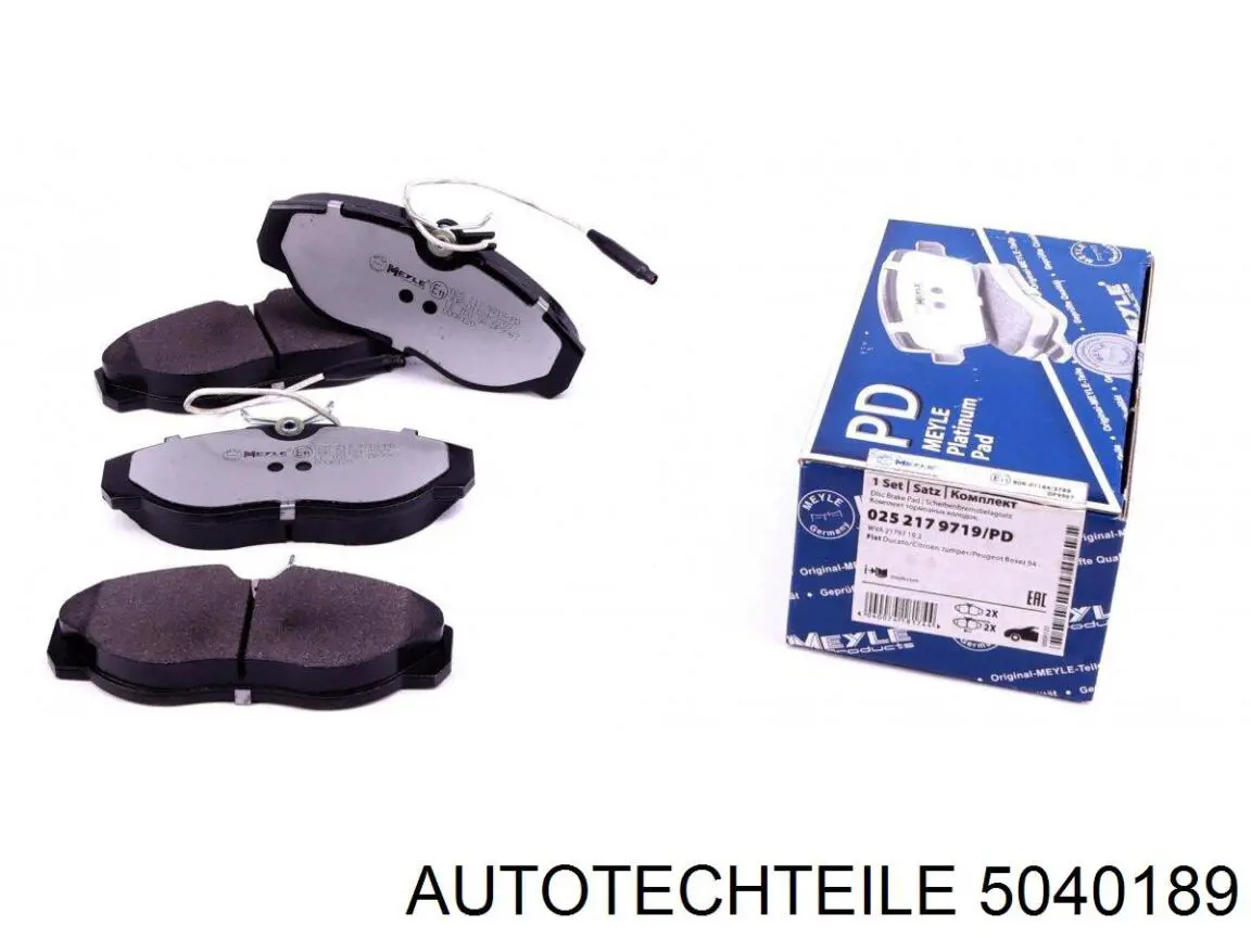 5040189 Autotechteile Передні гальмівні колодки