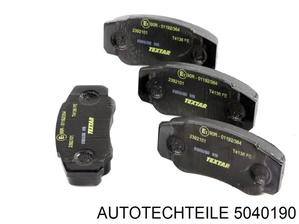 Задні гальмівні колодки Autotechteile 5040190 ціна, від 15.23 USD