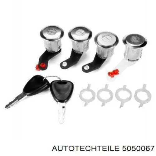 Купити 5050067 Autotechteile Замок дверей бічних / зсувних