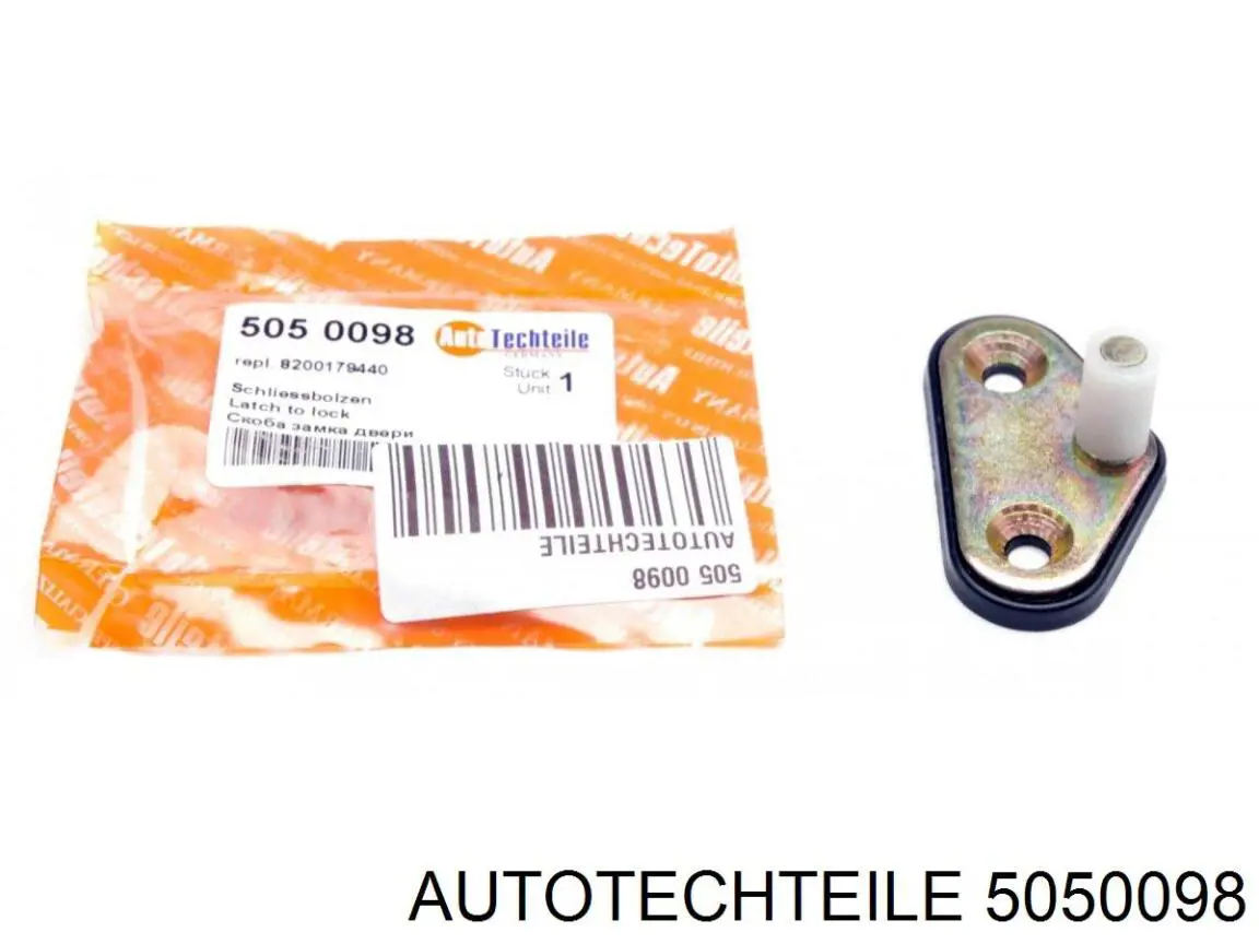5050098 Autotechteile Обмежувач зсувної двері, верхній на кузові