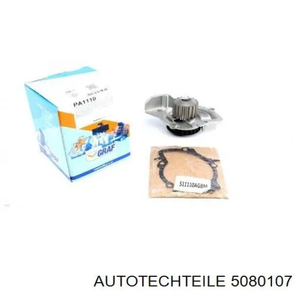 Помпа охолодження Autotechteile 5080107 ціна, від 24.21 USD