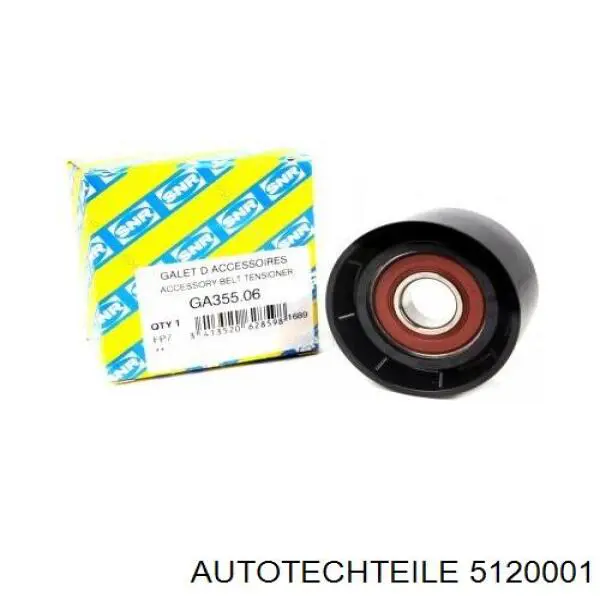5120001 Autotechteile Ролик приводного ременя, паразитний