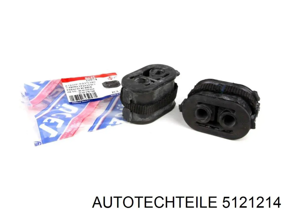 Кронштейн задньої подушки глушника 5121214 Autotechteile