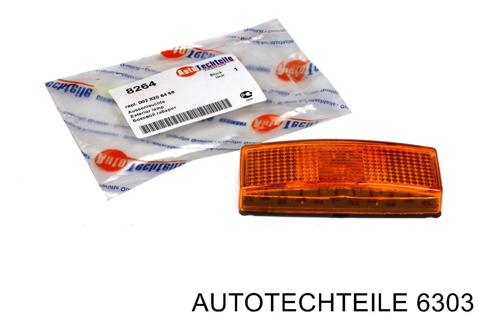 Вія (накладка) правої фари 6303 Autotechteile