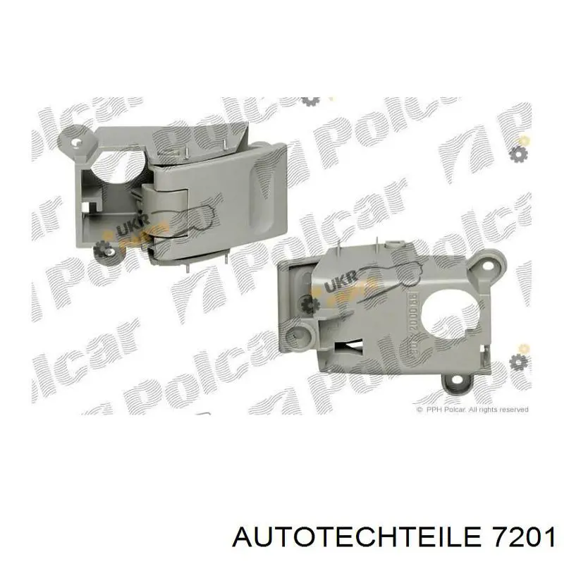 Ручка передньої двері внутрішня права Autotechteile 7201 ціна, від 3.98 USD