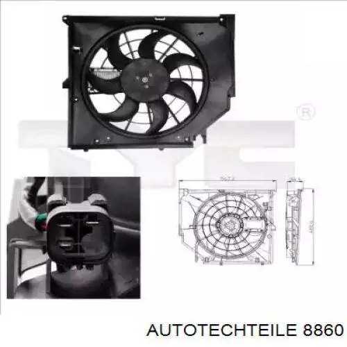 Язичок відкривання капота Autotechteile 1008859 ціна, від 2.06 USD