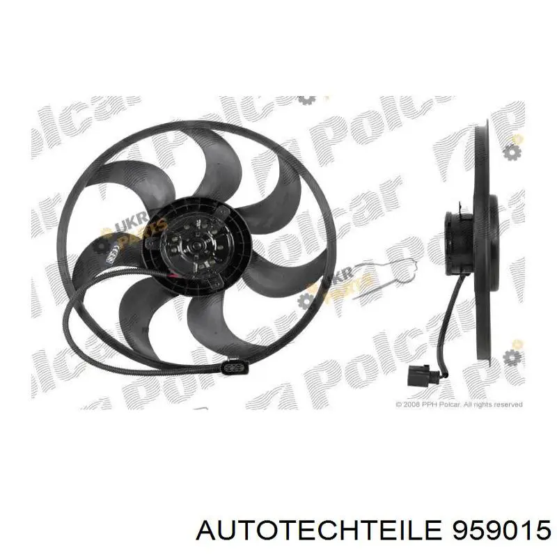 Купити 959015 Autotechteile Електровентилятор охолодження в зборі (двигун + крильчатка)