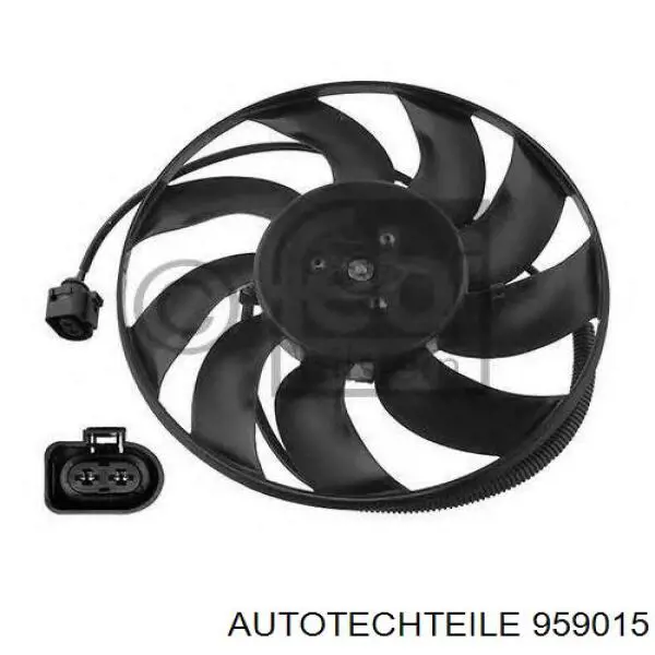 Вентилятор охолодження радіатора 959015 Autotechteile