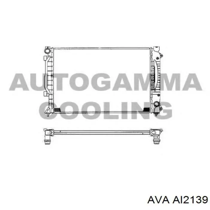 Купити AI2139 AVA Радіатор двигуна